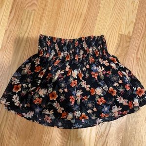 Hollister floral skirt